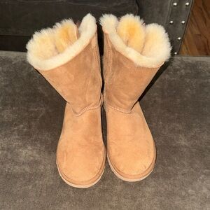 UGG Tan Shearling Winter Boots